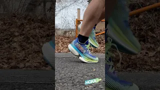 Hoka Cielo X 1 in motion #shorts #shoes #running