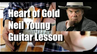 Heart Of Gold Neil Young Guitar Lesson Tutorial