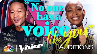 Cedrice Completes Team Legend, Singing the Peggy Lee Tune "Fever" - The Voice Blind Auditions 2020