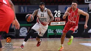 Malcolm Delaney Scores Season-High 28 Pts in Playoffs! Full Highlights vs Bayern Munich (30.04.21)