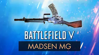 Battlefield 5: MADSEN MG REVIEW ~ BF5 Weapon Guide (BFV)