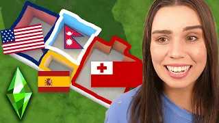 The Sims 4 but every room is a different COUNTRY 🌎