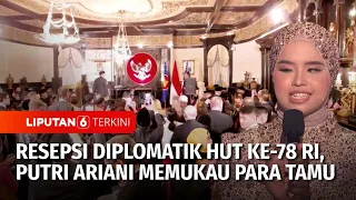 Putri Ariani Tampil Memukau Tamu Pada Resepsi Diplomatik HUT Ke-78 RI di Washington, D.C | Liputan 6