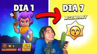 Comecei do Inicio por 7 dias no Brawl Stars