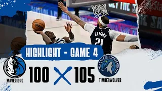 Minnesota Timberwolves beat Dallas Mavericks in Game 4 | Mavericks vs Timberwolves