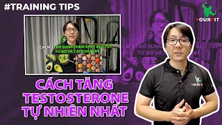 3 CÁCH TĂNG TESTOSTERONE TỰ NHIÊN