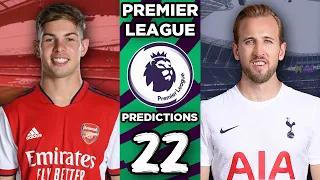 Premier League Predictions Week 22 2021/22