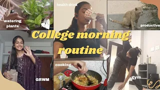 PRODUCTIVE COLLEGE MORNING ROUTINE ☕️ *realistic*🧘‍♀️  | PSGRKCW✍️ | {Tamil + English}