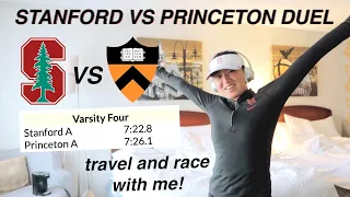 Racing against PRINCETON [VLOG]  🚣🏻  Stanford lightweight rowing
