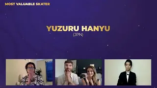 Yuzuru Hanyu wins Most Valuable Skater at the first edition of the ISU Skating Awards! 🏆