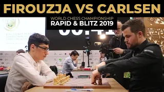 Firouzja vs Carlsen: The Game That Made Firouzja File an Appeal | World Rapid & Blitz 2019