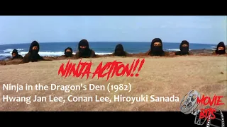 Ninja in the Dragon's Den aka Long zhi ren zhe (1982) Ninja action!