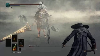 DS3 - Nameless King - No shield + sellsword twinblades