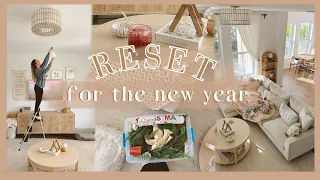 HOME RESET DAY |  undecorate, refresh, & tidy up with me!