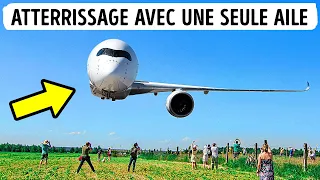 L’avion Qui A Atterri Avec Une Seule Aile