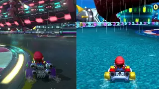 Mario Kart 8: Neo Bowser City (Wii U VS. 3DS)