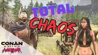 It's TOTAL chaos?! | Conan Exiles War Ep89