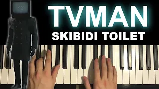 TV Man Theme - Skibidi Toilet (Piano Tutorial Lesson)