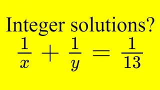 Solve the Rational Equation for positive integer solutions.
