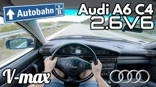 1997 Audi A6 2.6 V6 - Autobahn i test V-max. Babka dała radę!