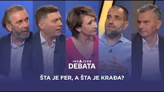 Insajder Debata: Šta je fer, a šta je krađa?