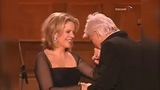 Renée Fleming and Dmitri Hvorostovsky in Moscow, 2006. В Большом зале Московской консерватории