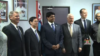 Fijian Attorney General, Hon. Aiyaz Sayed-Khaiyum meets ADB Officials