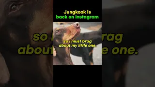 The identity of the new Instagram account created by Jungkook after deleting his own