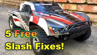 5 simple and FREE fixes for your Traxxas Slash!