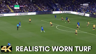 [4K] eFootball PES 2021 VirtuaRED V4.1 | Realistic Worn Turf  | Chelsea vs Wolverhampton