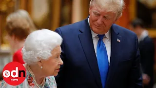 The Queen shows President Trump and Melania US artefacts from the Royal Collection