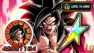 100% NEW INT LR FULL POWER SSJ4 GOKU LEVEL 10 LINKS! Dragon Ball Z Dokkan Battle