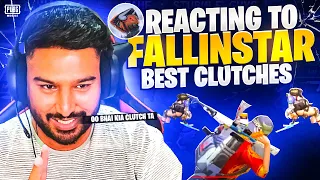 Reacting to FalinStar Best Clutches🥰@FalinStarGaming | My first ever Reaction video 🫡 | PUBGM