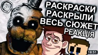 Реация Раскраски FNAF Объяснили Весь Сюжет / МозгоВзрыв 12.5