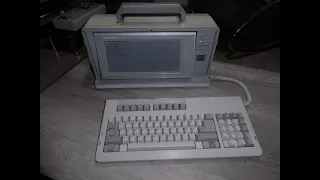 1985 Sharp PC-7000 portable MS Dos 6.22 San Disk Image Mate Parallel Port Compact Flash HDD