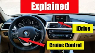 How To Use Cruise Control & BMW iDrive Infotainment In A BMW 318i