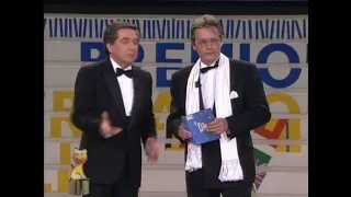 Alain Delon e Corrado Mantoni Telegatti nel 1991