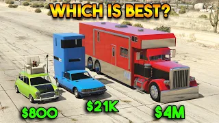 CHEAP VS AVEGRAGE VS EXPENSIVE (GTA 5 HOUSE VAN)