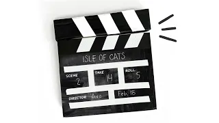 How to Make a Clapperboard From a Recycled Shoebox for Creative Kids Play