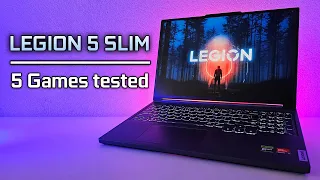 RTX 4070 Laptop | LEGION 5 SLIM | 5 Games Tested