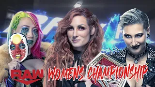 FULL MATCH - RAW Women's Title - Becky Lynch vs Asuka vs Rhea Ripley - BACKLASH - WWE 2K22 Universe