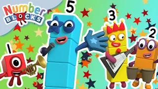 Karaoke Sing-along! | Numberblocks 45 Minute Compilation | 123 - Numbers Cartoon For Kids