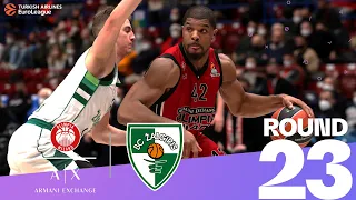 Defense is again the key for Milan!| Round 23, Highlights | Turkish Airlines EuroLeague