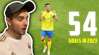 Cristiano Ronaldo ALL 54 GOALS in 2023 | LIVE REACTION