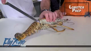 How to Clean a Florida Spiny lobster with Cod & Capers Seafood