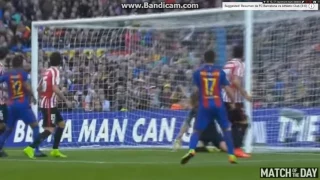 Lionel Messi Free Kick Goal - Barcelona vs Athletic Bilbao 3-0 - La Liga 04/02/2017 HD