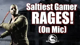 THE SALTIEST GAMER EVER RAGE QUITS | Mortal Kombat X