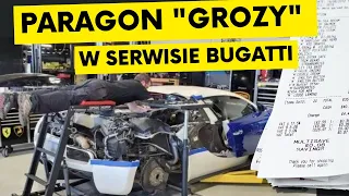 Paragon "GROZY" w serwisie Bugatti. Ile kosztuje 1h pracy mechanika?