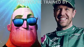 Mr Incredible Becoming Canny: You're Trained by F1 Drivers