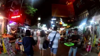 koh San road Bangkok at night